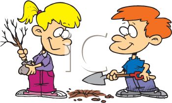 350x210 Friends Planting A Tree Together