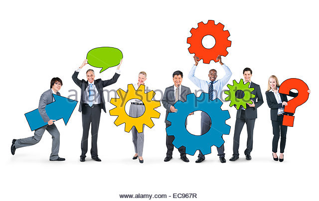 640x404 People Business Teamwork Gears Collaboration Stock Photos Amp People