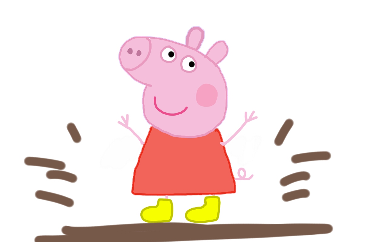 1280x800 Mud Clipart Peppa Pig
