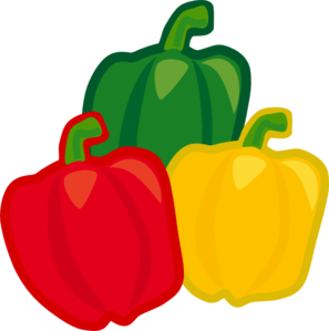 297x299 Bell Pepper Mix Clip Art