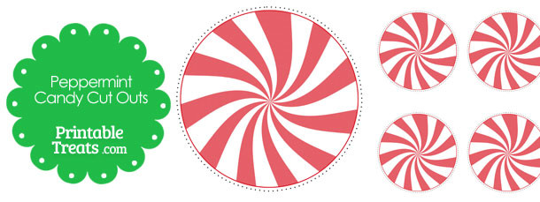 610x229 Printable Peppermint Candy Cut Outs Printable