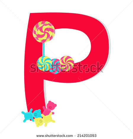 450x470 Candy Letter C Clipart