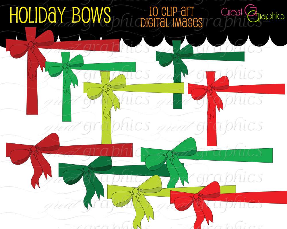 1000x800 Christmas Bow Digital Clip Art Christmas Printable Clipart Clip