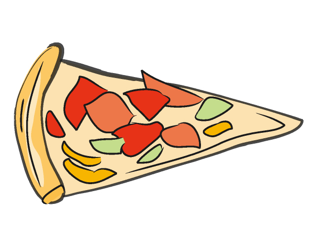 640x480 Pizza Clipart