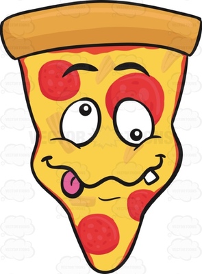 295x400 Pepperoni Slices Clipart
