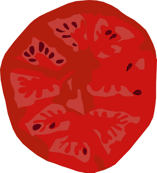 540x596 Tomato Slice Clip Art