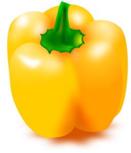 255x298 Yellow Pepper Clip Art