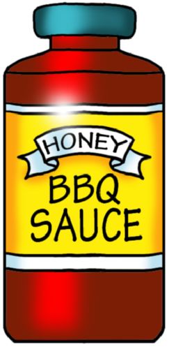 243x500 Honey Bbq Sauce Food Amp Drink Clipart Clip Art