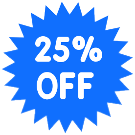276x276 Percent Off Blue Clip Art Download