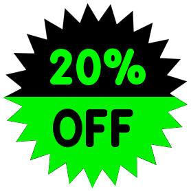 278x278 Percent Off Green Clip Art Download