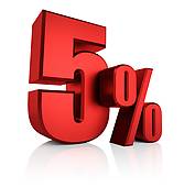 167x170 5 Percent Clip Art Cliparts