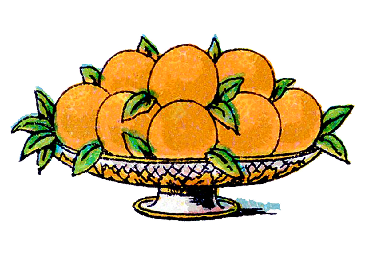 1200x883 Bowl Clipart Orange