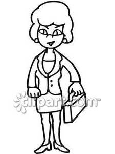 225x300 White Clipart Woman In Black