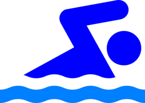 299x213 Person Swimming Clipart