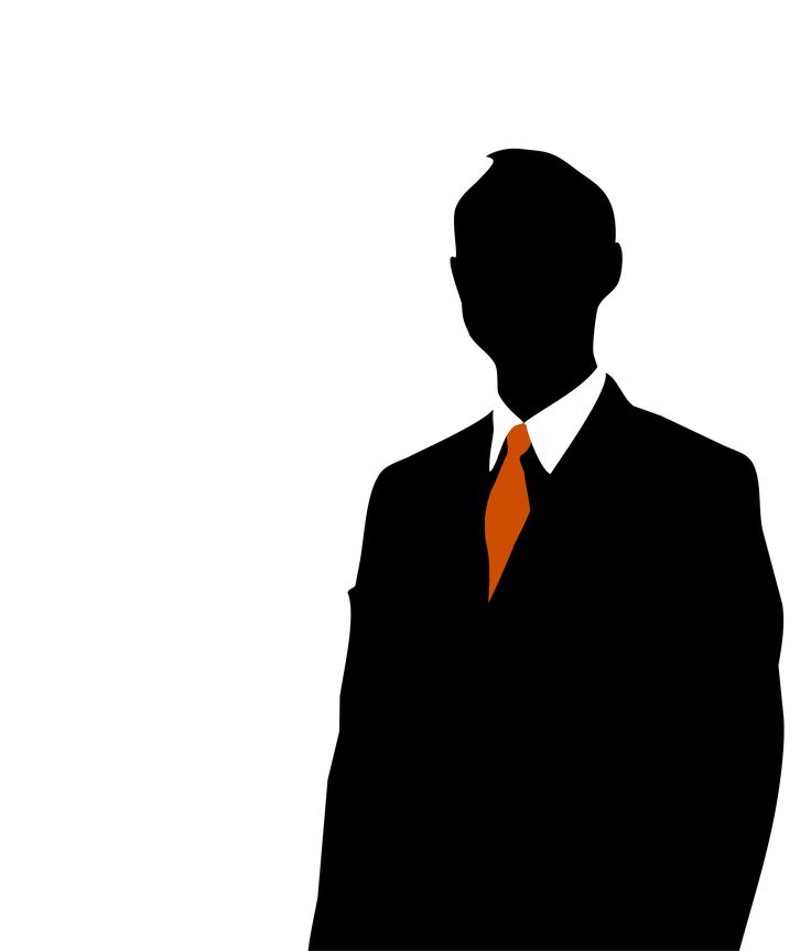 736x863 Man In Suit Silhouette Clip Art