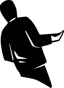 216x298 Person Standing Silhouette Clip Art Free Vector 4vector