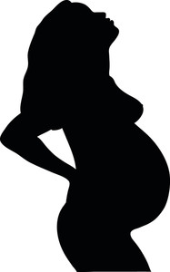 187x300 Pregnant Woman Clipart Image