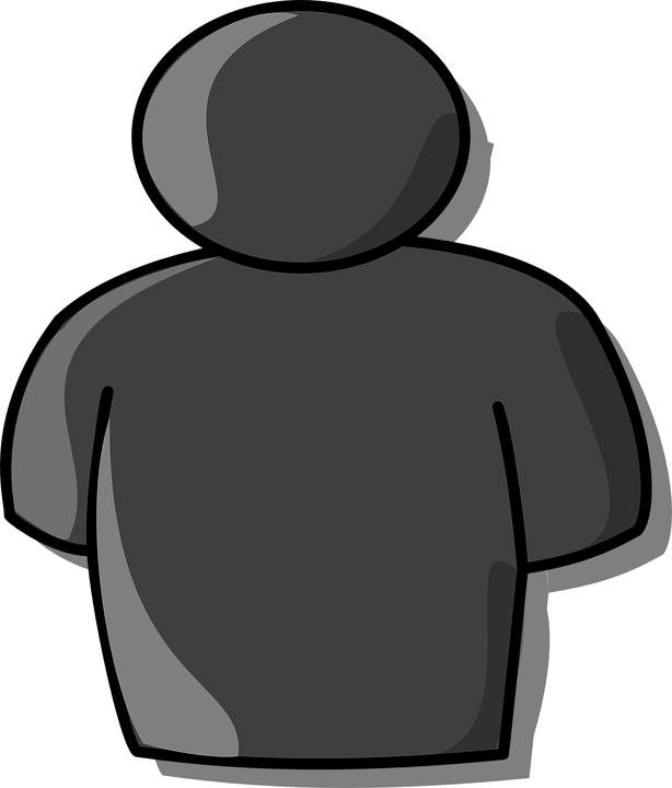 614x720 Grey Clipart Person