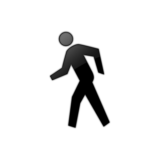 512x512 Person Walking Clipart