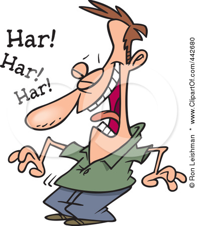 392x450 Laughing Cartoons Clipart