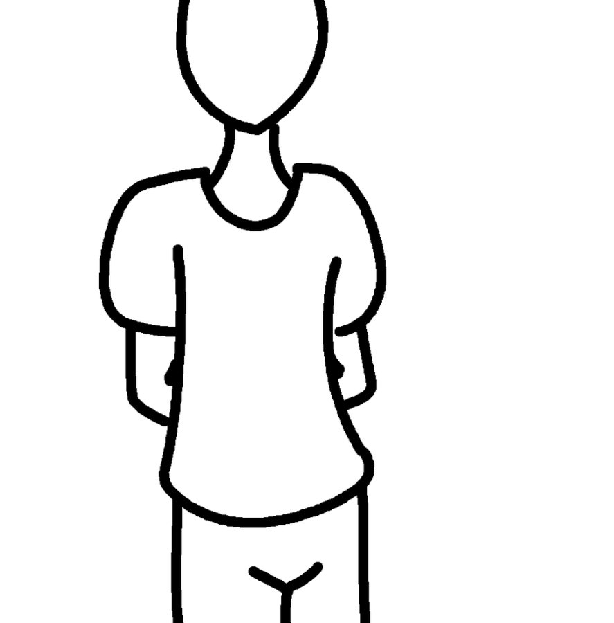 Person Outline Clipart | Free download on ClipArtMag