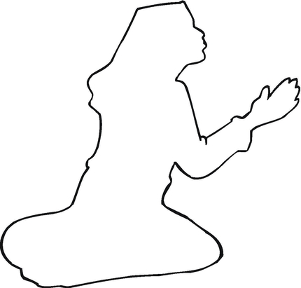 430x411 Person Outline Printable