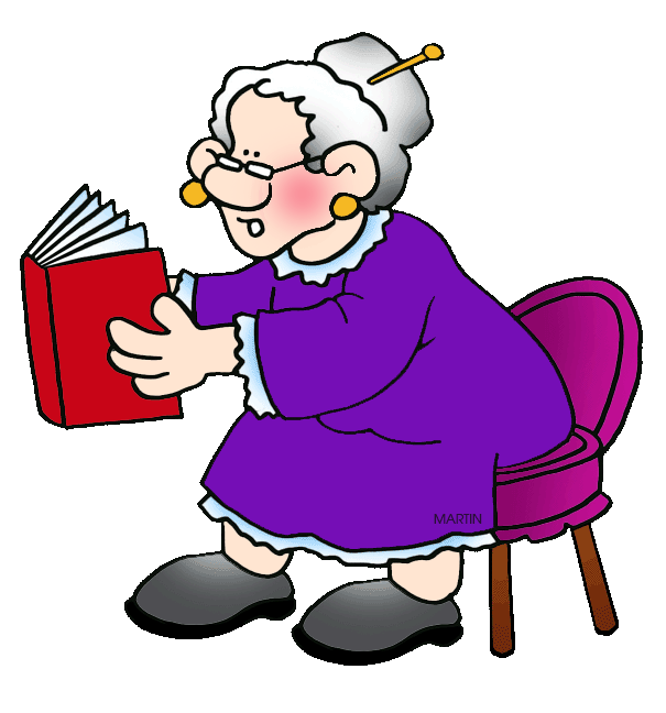 605x648 Reading Grandma Clipart, Explore Pictures