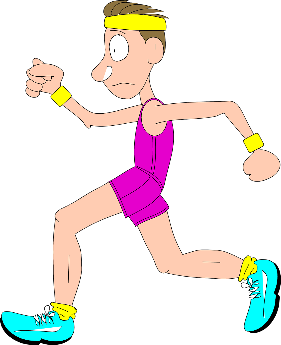 958x1175 Free Clip Art Of Person Running Clipart Man