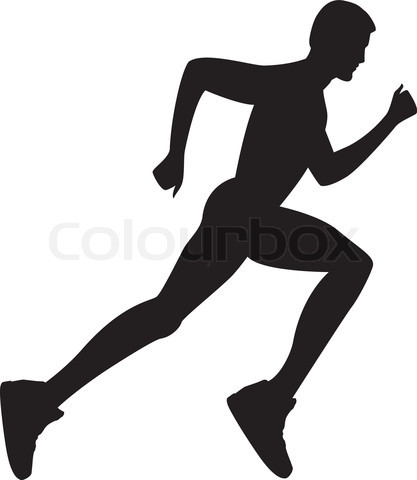 417x480 Free To Use And Share Person Running Clipart For Your Project