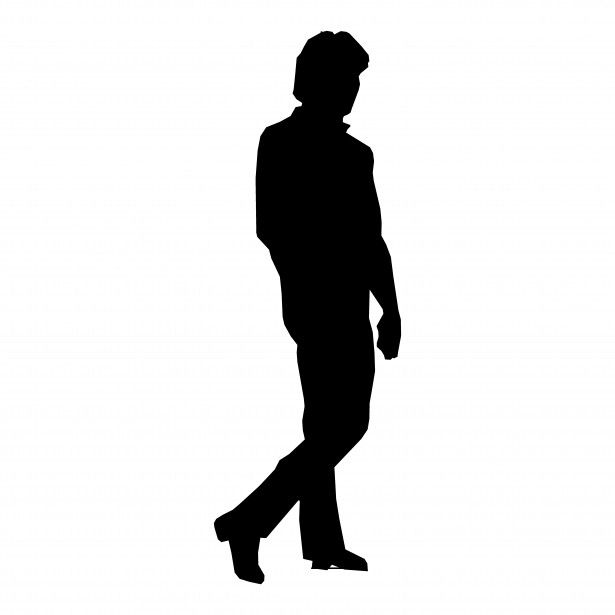615x615 Shadows Clipart Man Back