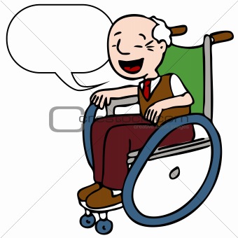 340x340 Image 3169180 Disabled Senior Man Speaking From Crestock Stock Photos