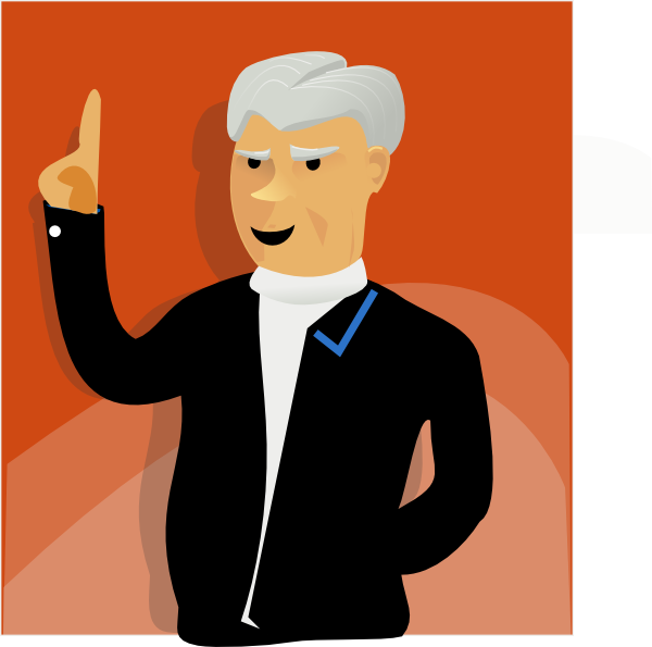 600x595 Speaking Man Clip Art