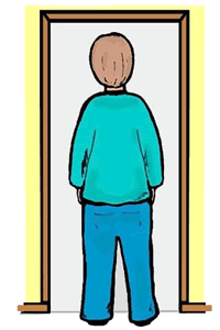 200x300 Doorway Clipart Person