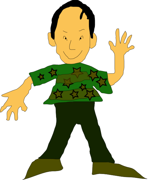 498x599 Man Standing Clip Art