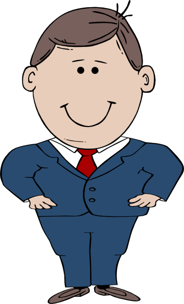 360x596 Short Man In Suit Clip Art