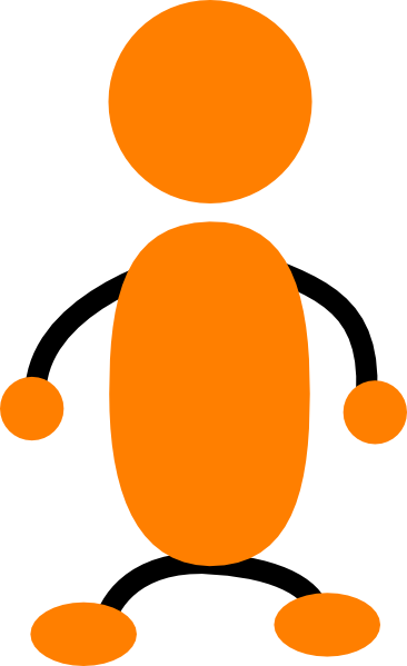 366x599 Standing Stick Man Clip Art