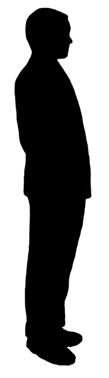 224x777 Silhouette Of Person Collection