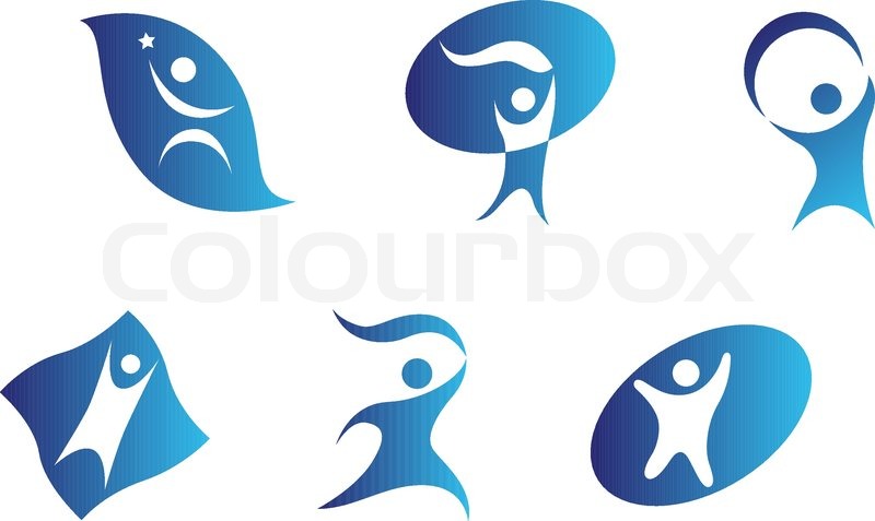 800x477 Isolated People Signs And Symbols For Design Stock Vector