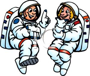 300x254 Art Image Two Astronauts Talking