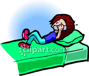 300x255 Person In Bed Talking On The Phone