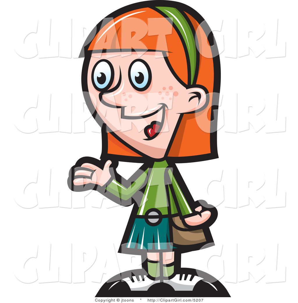 1024x1044 Vector Clip Art Of A Talking Red Haired Girl