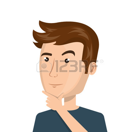 450x424 Woman Person Thinking Icon Vector Illustration Design Royalty Free