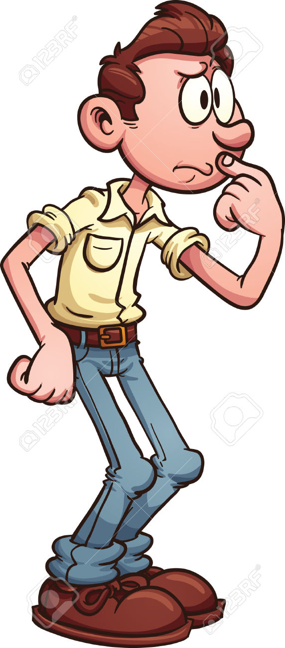 572x1300 Man Thinking Clipart