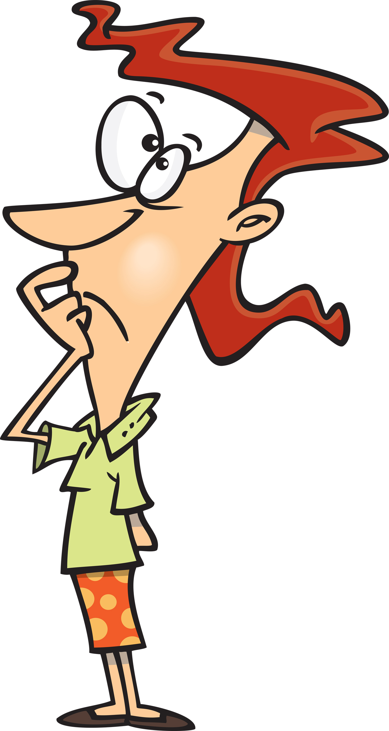 1278x2400 Confused Woman Clipart