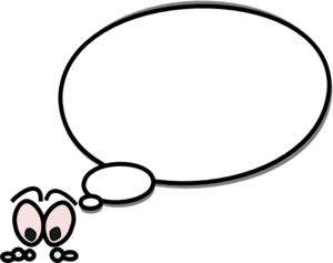 300x237 Speech Bubble With Person On Left Clip Art