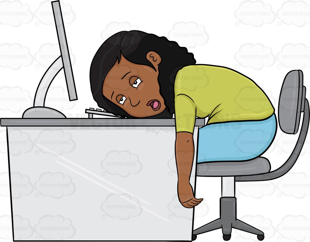 1024x800 Computer Clipart Tired