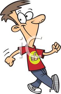 197x300 Clip Art Man Walking Clipart