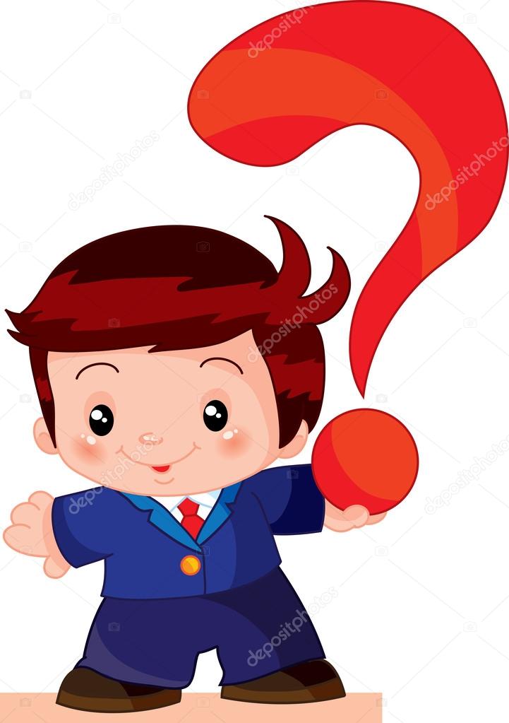 721x1023 Boy Holding A Question Mark Stock Vector Kopirin
