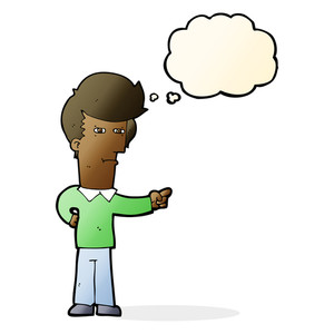 300x300 Sad Man With Different Thoughts Royalty Free Stock Image