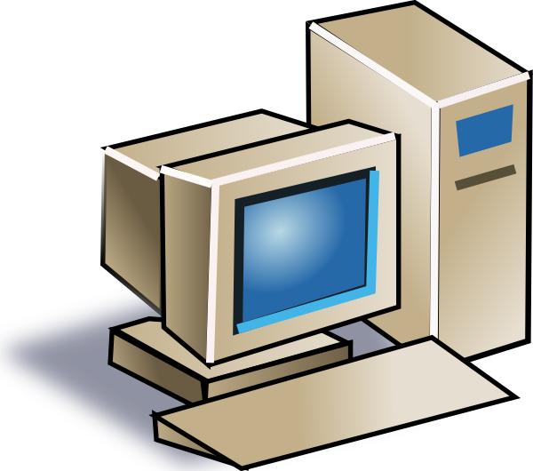 600x530 Personal Computer Clip Art